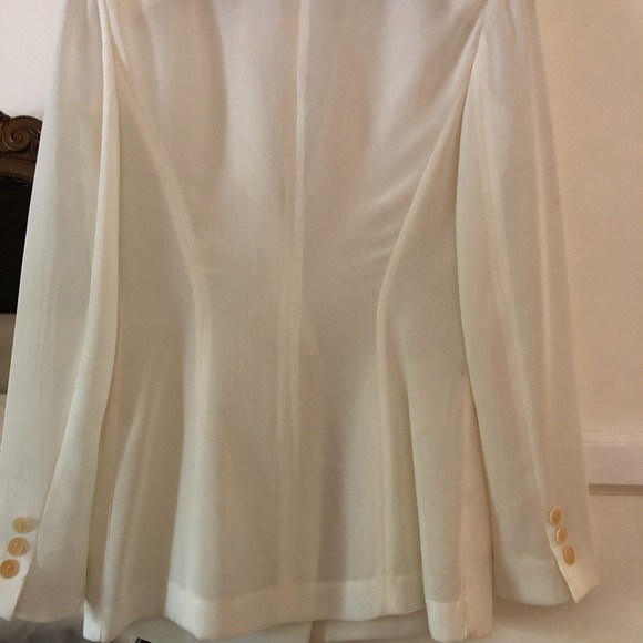 Donna Karan black label couture sheer blazer - Picture 5 of 7